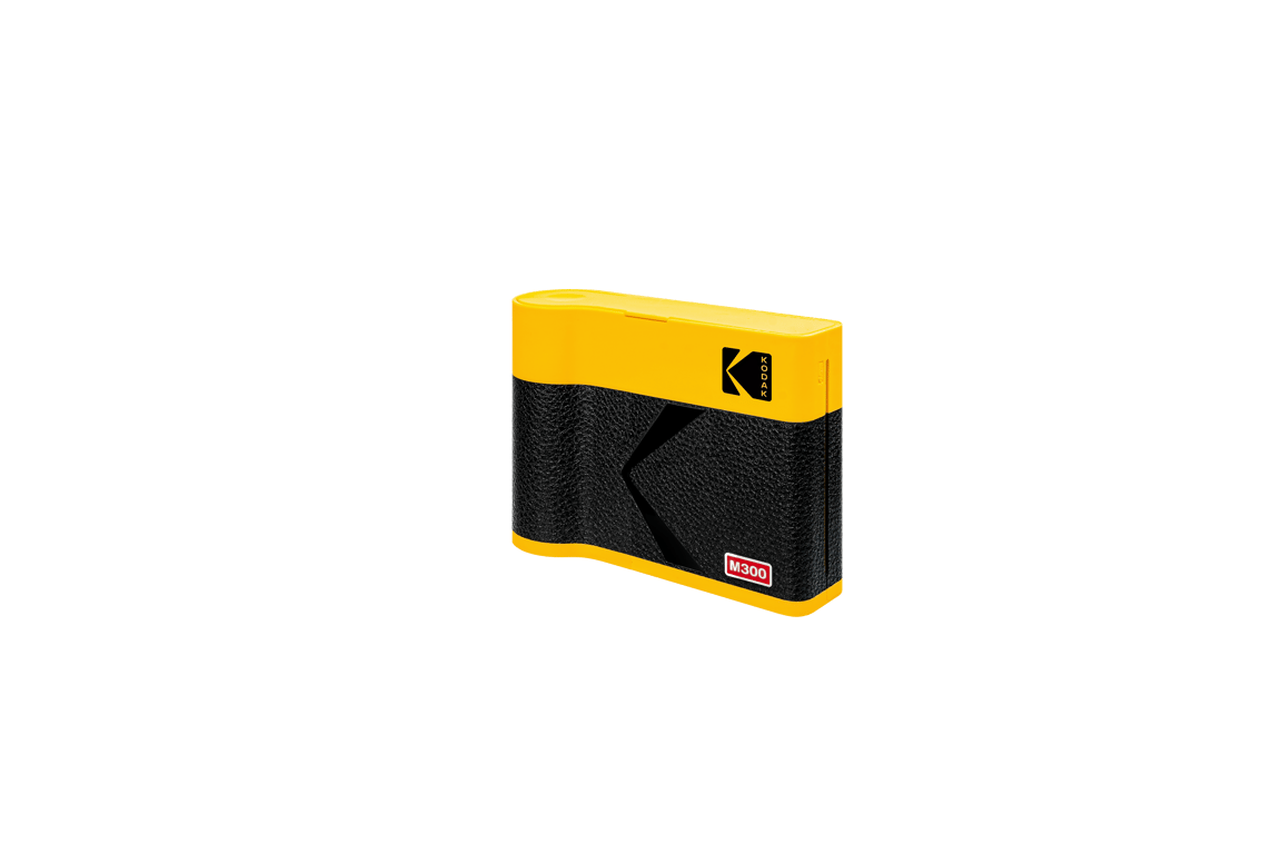 Kodak Imprimante Photo Portable Mini 3 ERA – Impressions Haute Qualité 4PASS, Résistantes à l'Eau, Format avec/sans Bordure, Compacte, Design Rétro - Jaune - Neuf
