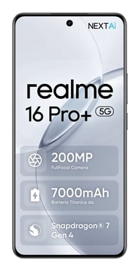 realme 16 Pro+ 17,3 cm (6.8'') 5G USB Tipo C 12 GB 512 GB 7000 mAh Gris