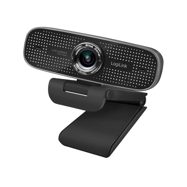 LOGILINK Webcam 100° microphone double mise au point manuelle Full HD Neuf