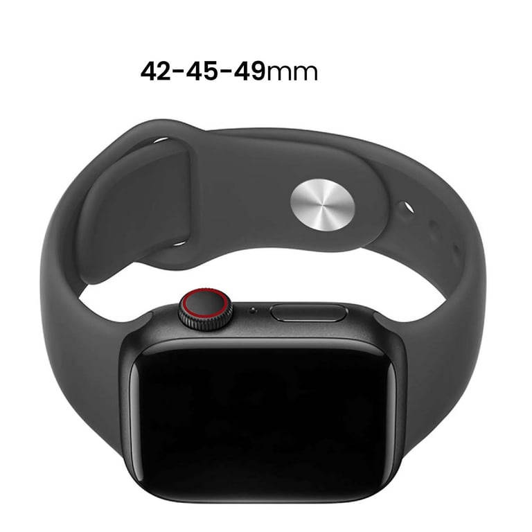 Bracelet Sport pour Apple Watch 42 / 45 / 49mm en Silicone Souple Neuf - vue 2