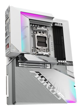 Gigabyte B650E AORUS STEALTH ICE ATX Socket AM5 Chipset AMD B650E Blanc - vue 8