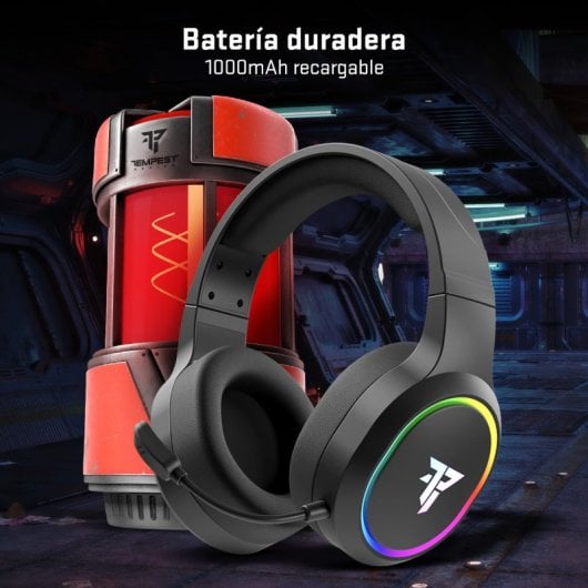 Casque Gaming Tempest GHS400 Inquisitor – Sans Fil, RGB, PC - vue 3