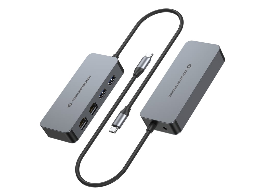 Conceptronic ABBY24G station d'accueil Avec fil USB 3.2 Gen 1 3.1 Gen 1 Type C Neuf - vue 2