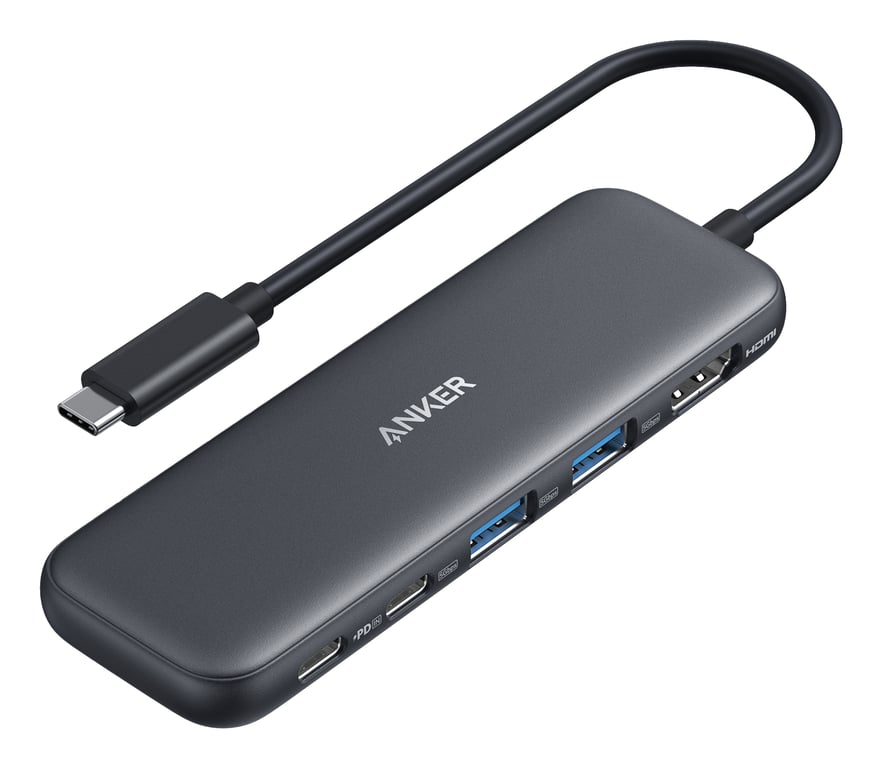 Anker 332 Avec fil USB 3.2 Gen 1 (3.1 Gen 1) Type-C Noir - Neuf