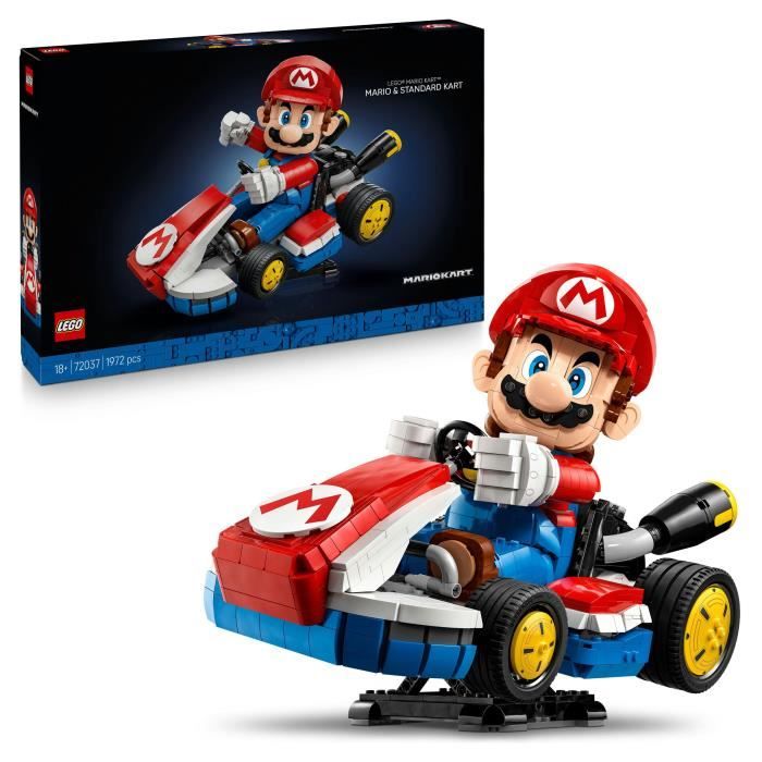 LEGO® Super Mario™ 72037 Mario Kart™ : Mario et kart standard - vue 2