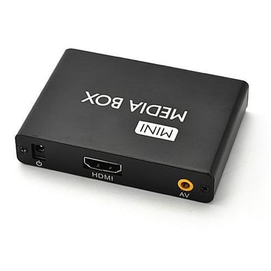 Mini Boitier Passerelle Multimédia Lecteur 1080P HDMI Téléviseur HDtv 16Go Noir YONIS