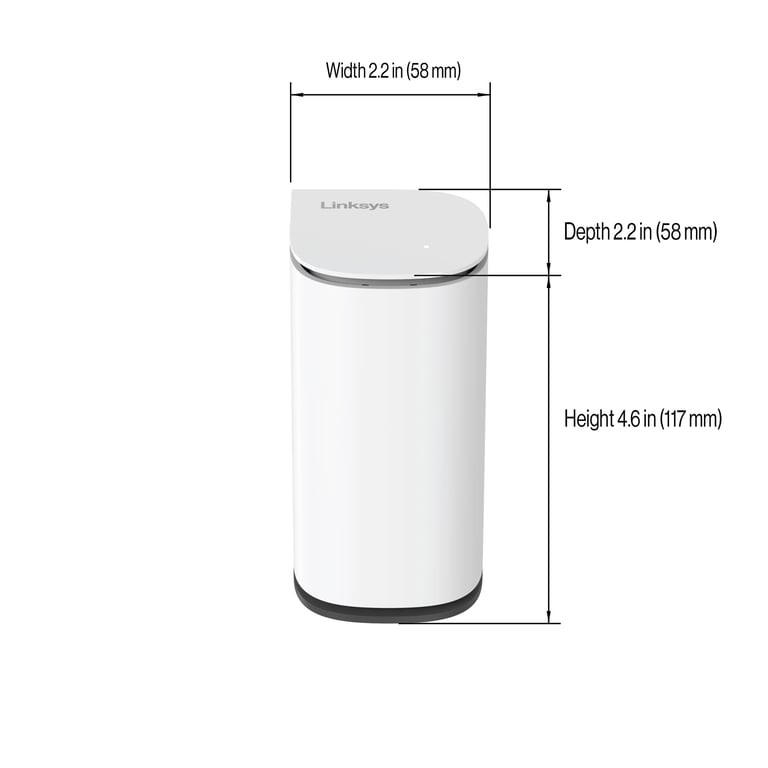Linksys Velop Micro 6 Système Wi Fi 6 Mesh LN1201 - vue 2