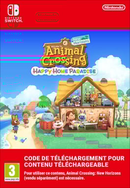 Animal Crossing: New Horizons  Happy Home Paradise  DLC SWITCH [Code de téléchargement]