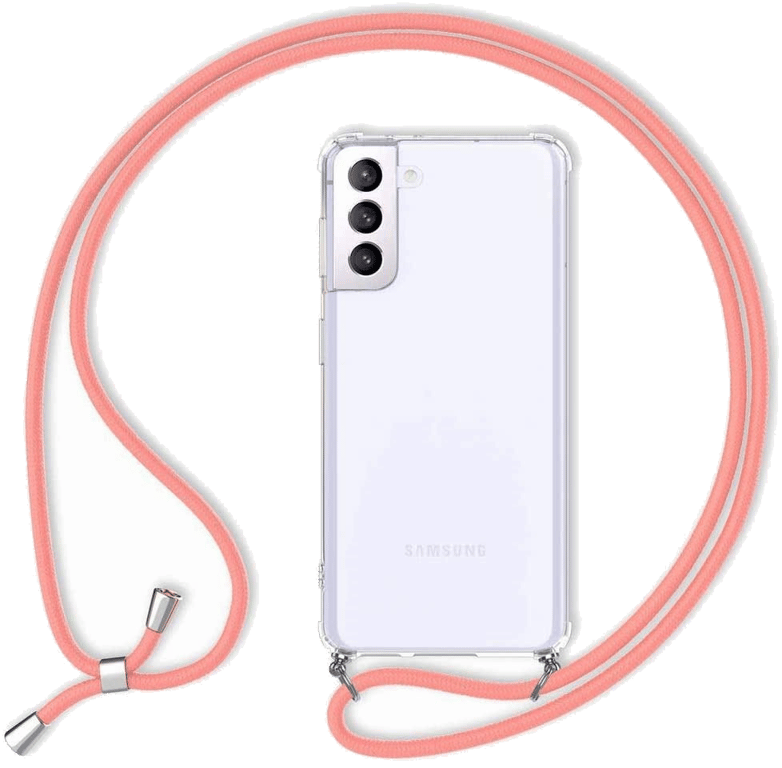 Coque avec Cordon pour SAMSUNG Galaxy S21+ PLUS Silicone Airbags Transparente