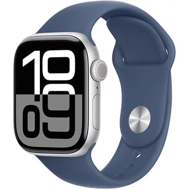 Apple Watch Series 10 OLED 42 mm Digital 374 x 446 Pixeles Pantalla táctil 4G Plata Wifi GPS (satélite)