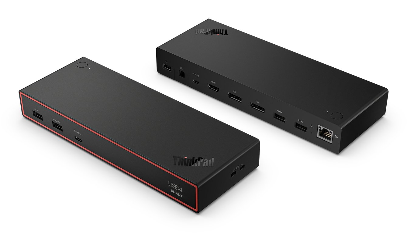 Lenovo ThinkPad USB4 Smart Dock 5500 with Adapter Avec fil - vue 8
