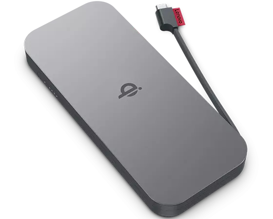 Lenovo GO Lithium Polymère LiPo 10000 mAh Recharge sans fil Neuf - vue 3