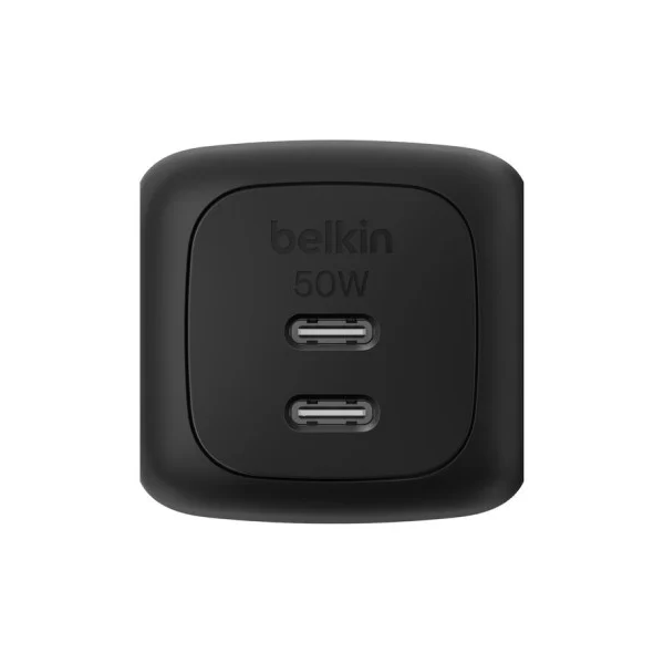 Belkin Chargeur USB C Multiple Chargeur Secteur GaN 2 Ports Recharge Rapide pour MacBook iPhone 17 iPad Pro Chromebook Galaxy S25 Ultra Pixel 10 etc. Accessoires de Voyage - vue 3