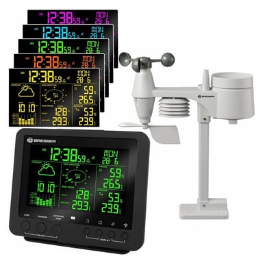 Centro meteorológico Bresser 256 colores profesional 5 en 1