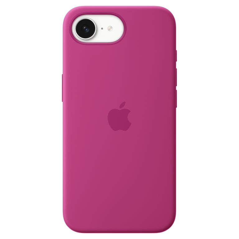 Apple Coque en silicone pour iPhone 16e – Fuchsia (brand) iPhone 16e Rose - vue 7