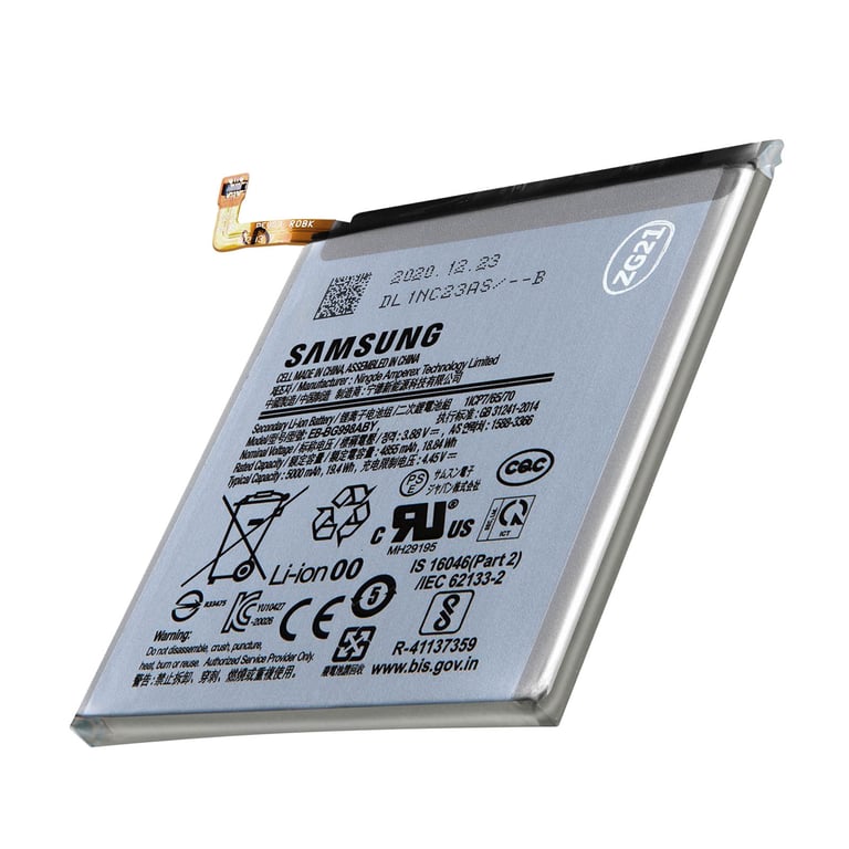 Batterie Interne Samsung Galaxy S21 Ultra 5000mAh Original EB BG998ABY - vue 3