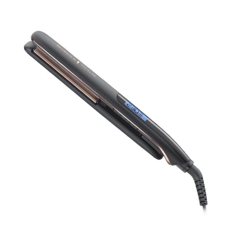 Remington Lisseur Cheveux [Plaques en céramique étroites 110 mm] PROluxe Technologie OPTIheat réglage Pro+ coiffage en