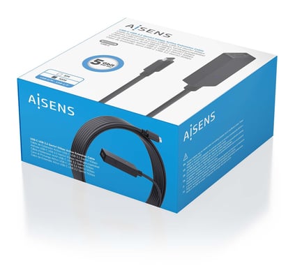 AISENS A107-0870 câble USB USB 3.2 Gen 1 (3.1 Gen 1) 10 m USB C Noir