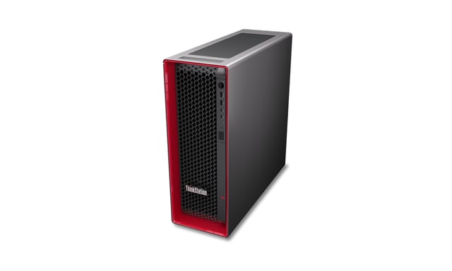 Lenovo ThinkStation P5 Intel® Xeon® W w3-2425 32 GB DDR5-SDRAM 1 TB SSD Windows 11 Pro for Workstations Torre Puesto de trabajo Negro, Rojo