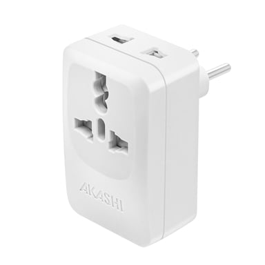 Adattatore Viaggio Europa Brasile USB USB C 15W