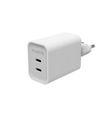 MOPHIE / CHARGEUR SECTEUR GAN / DOUBLE USB-C PD / 70W / BLANC / ROC2026