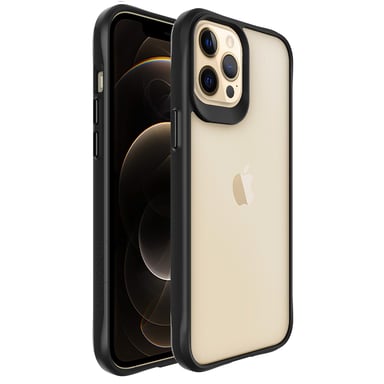 imoshion Coque Rugged Hybrid pour Apple iPhone 12 Pro Max - Noir / Transparent