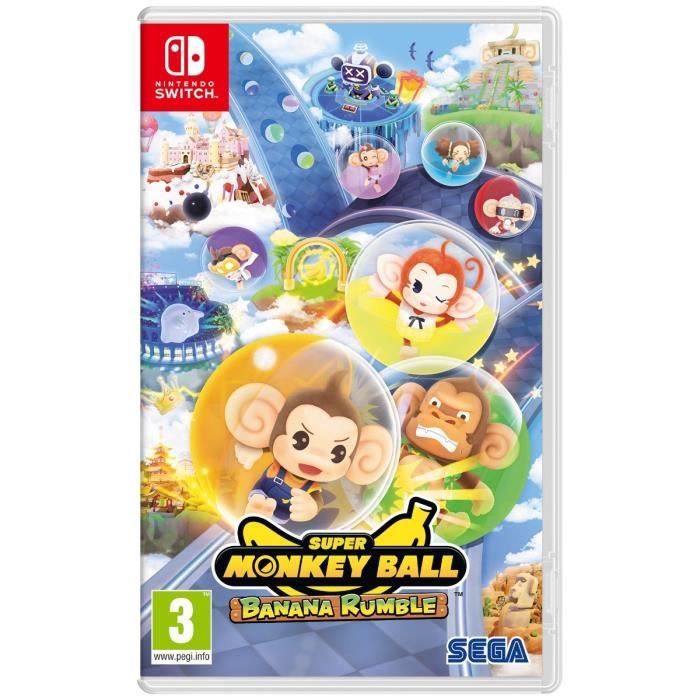Super Monkey Ball Banana Rumble - Gioco per Nintendo Switch - nuovo