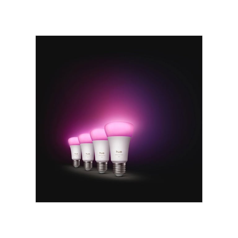 Ampoule connectée Philips Hue 810 A60 E27 & Couleur Ambiance 810 lm Pack de 4 Neuf - vue 3