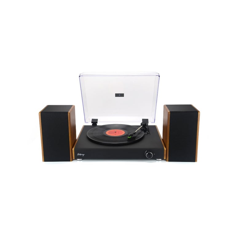 vinyle Halterrego Chicago av 2 enceintes externes RMS * 2 3 vitesses Bluetooth IN RCA OUT USB adaptateur inclus Neuf