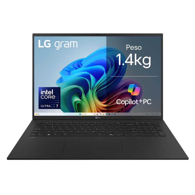 LG Gram AI Copilot+ PC Intel Core Ultra 7 Ordinateur portable 17 WQXGA LPDDR5x SDRAM SSD Wi Fi 7 802.11be Windows 11 Home - vue 2