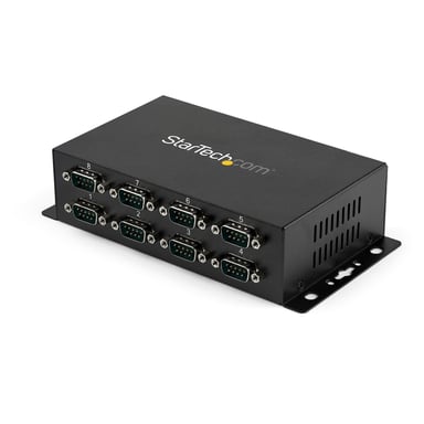 StarTech.com Hub série RS232 à 8 ports - Adaptateur USB vers 8x DB9 RS232 à montage mural et rail DIN - Neuf