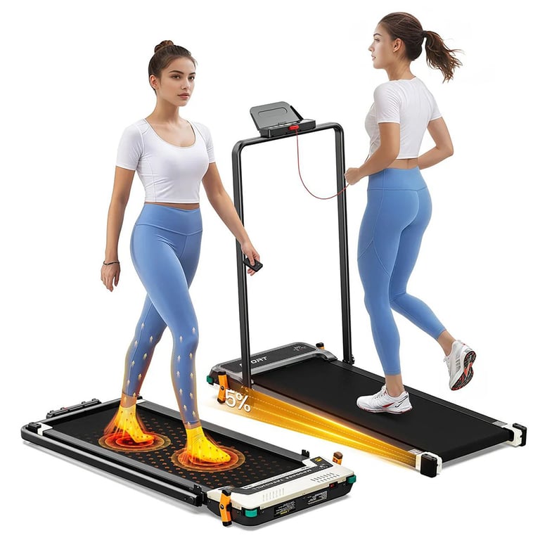 Akluer Tapis de course 520A-B 2,5HP Double Face Massage LED