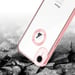 Coque pour Apple iPhone XR en Transparent - Rose Housse de protection Étui en silicone TPU flexible avec application Chrome