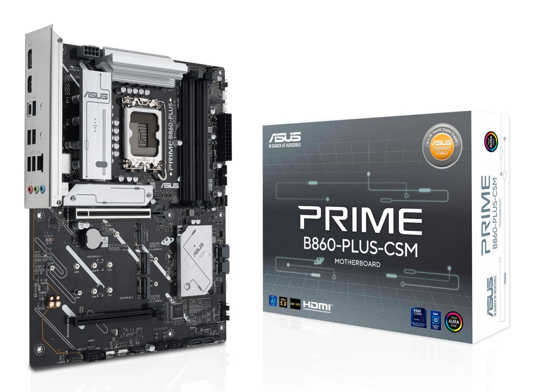 ASUS PRIME B860-PLUS-CSM Intel B860 LGA 1851 (Socket V1) ATX - Neuf