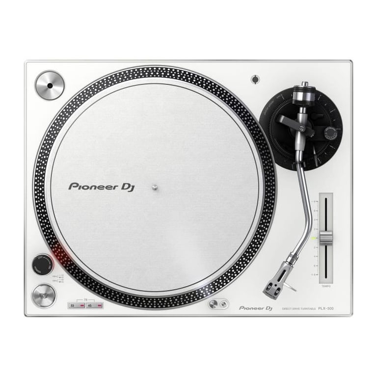 Pioneer PLX-500 Platine dj à entrainement direct Blanc