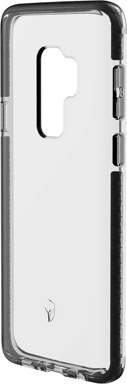 Coque renforcée Samsung Galaxy S9 + LIFE 3m Transparente Contour Gris + Garantie à vie Force Case