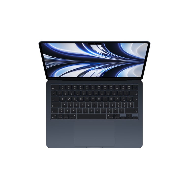 MacBook Air M2 (2022) 13.6', 3.5 GHz 512 Go 8 Go  Apple GPU 10, Minuit - AZERTY