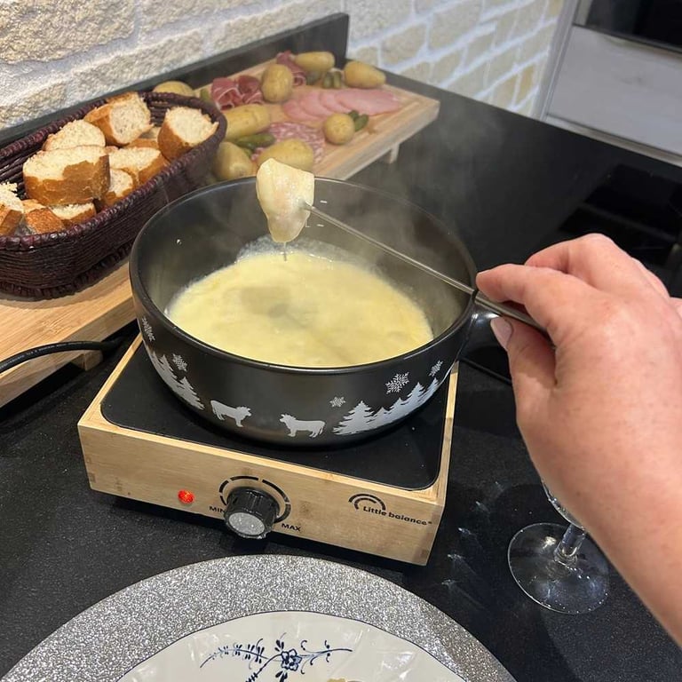 Service À Fondue LITTLE BALANCE 8966 – 800 W, 8 Personnes, Caquelon Céramique - vue 6