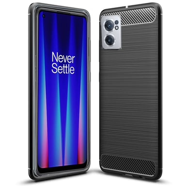 OnePlus Nord CE 2 5G coque style carbone noir