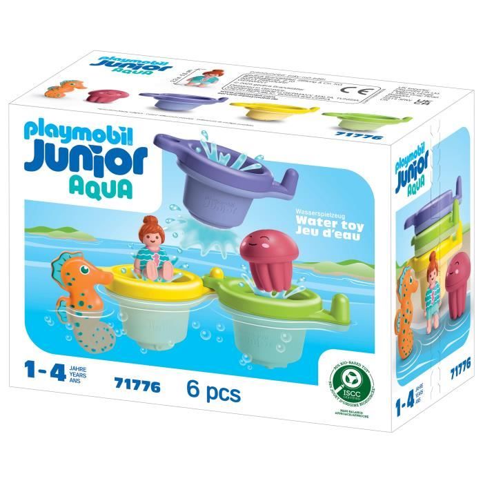 Playmobil Junior 71776 Trio tasses flottantes et animaux - vue 10