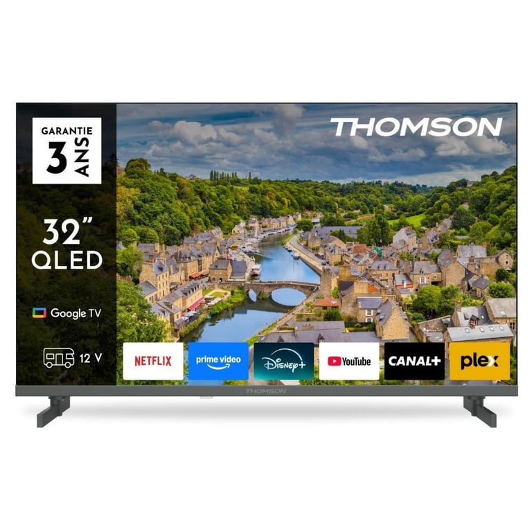 32FQG3S15C QLED avec adaptateur 12V Camping FHD 60Hz 60cm 2025 - vue 5