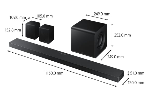 Soundbar Samsung serie Q HW-QS760F 2025