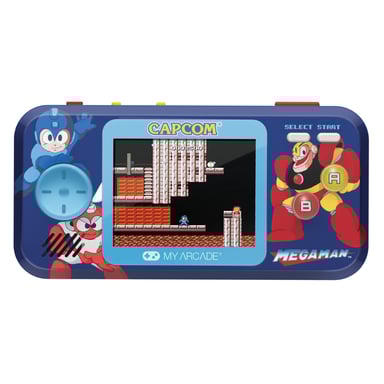 Console di gioco Pocket Player PRO - Megaman - Gioco di retrogaming - Schermo ad alta risoluzione da 7 cm - 6 giochi inclusi