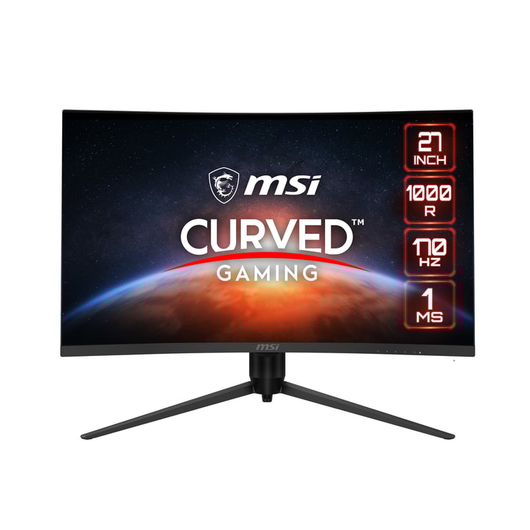 MSI G271CQP E2 écran plat de PC 68,6 cm (27 ) 2560 x 1440 pixels Wide Quad HD LED Noir - Neuf