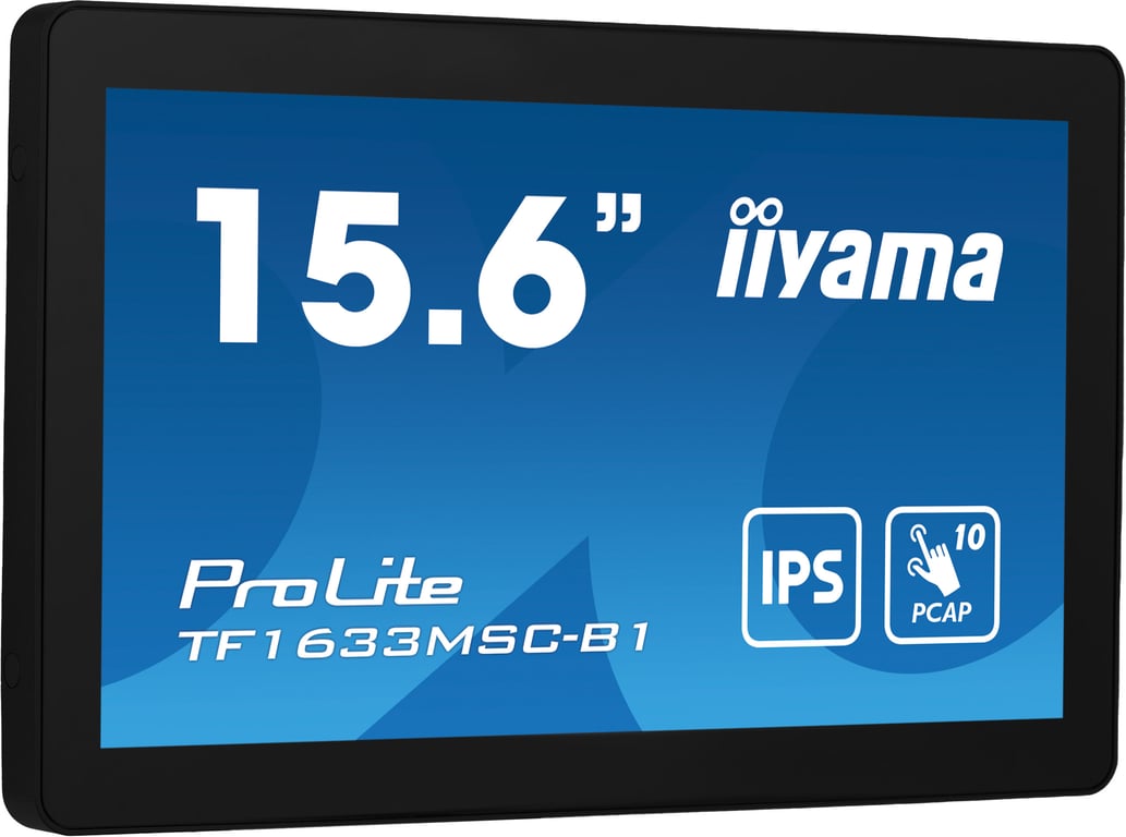 iiyama ProLite TF1633MSC B1 écran plat de PC 39 6 cm 15.6 1920 x 1080 pixels Full HD Écran tactile Neuf