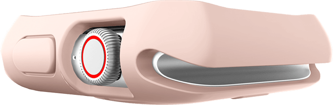 Itskins Estuche para Apple Watch 7/8/9 42-44-45-49mm Reforzado Spectrum R Sólido Rosa