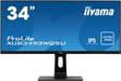 iiyama ProLite XUB3493WQSU-B1 86,4 cm (34'') 3440 x 1440 píxeles UltraWide Quad HD LED Flat Panel PC Monitor Negro
