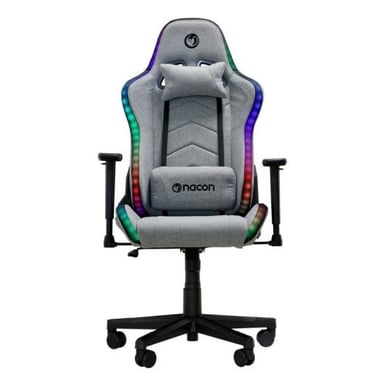 NACON PCCH-675-RGB Sedia da gioco Seduta imbottita Grigio
