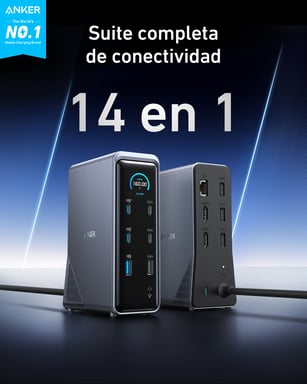 Anker A83B63A1 docking station per dispositivo mobile Universale Nero