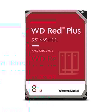 Western Digital Red Plus disque dur 8 To 5640 tr/min 128 Mo 3.5'' Série ATA III
